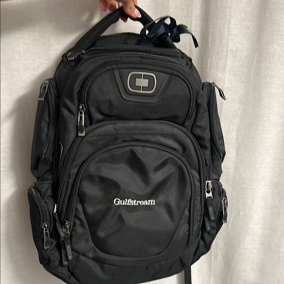 Gulfstream branded OGIO Black Stratagem Backpack - Picture 6 of 10